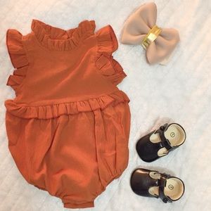 Boutique baby girl romper